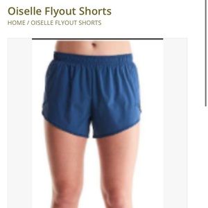Oiselle flyout shorts, curfew